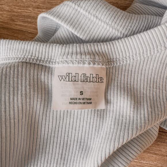 Wild Fable, Light Pale Blue Cropped Tank, Women’s Size Small - Picture 6 of 8